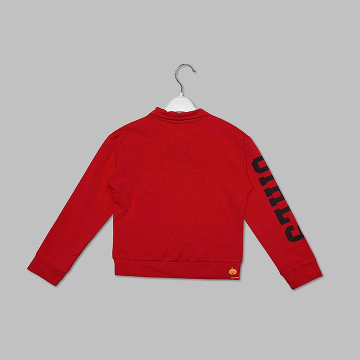 Full Sleeves Kids Tops Wear for Girls Back View