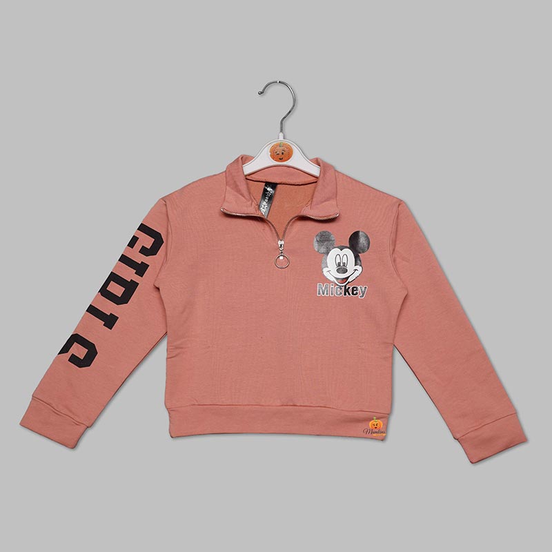 Full Sleeves Kids Tops Wear for Girls Front View