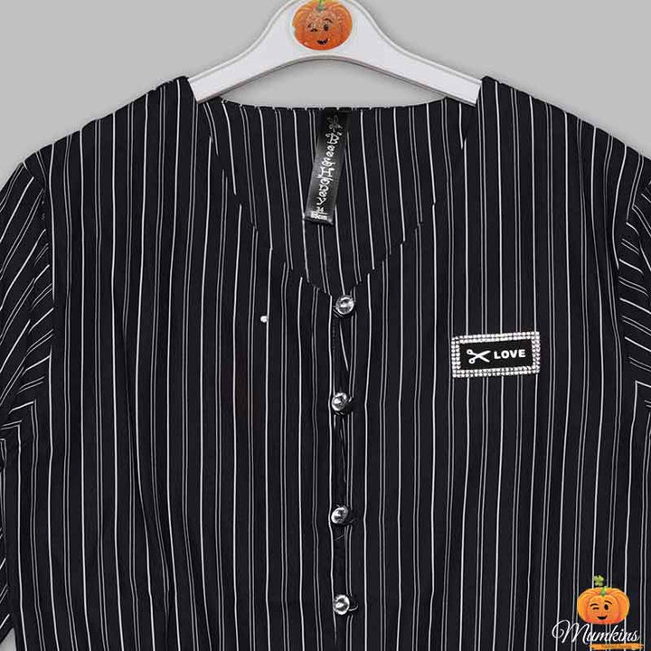 Top for Girls with Attractive Pattern Close Up View