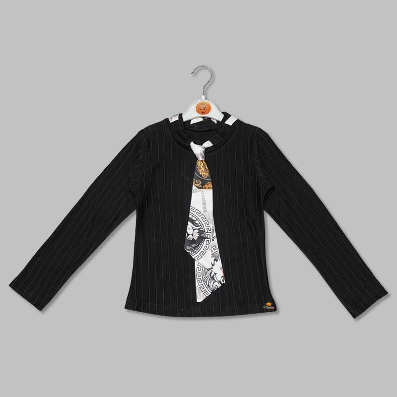 Top for Kid Girls with Tie