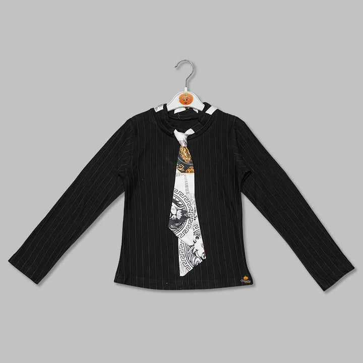 Top for Kid Girls with Tie