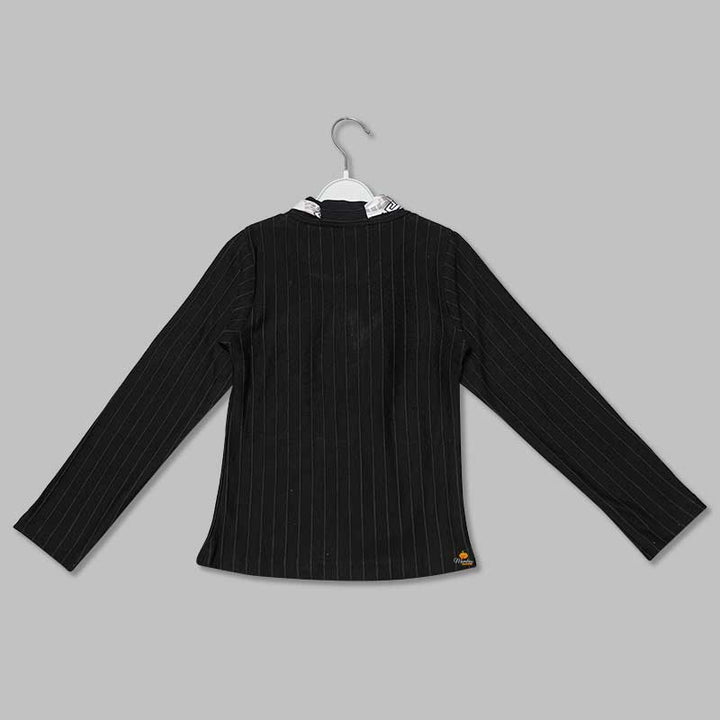 Top for Kid Girls with Tie