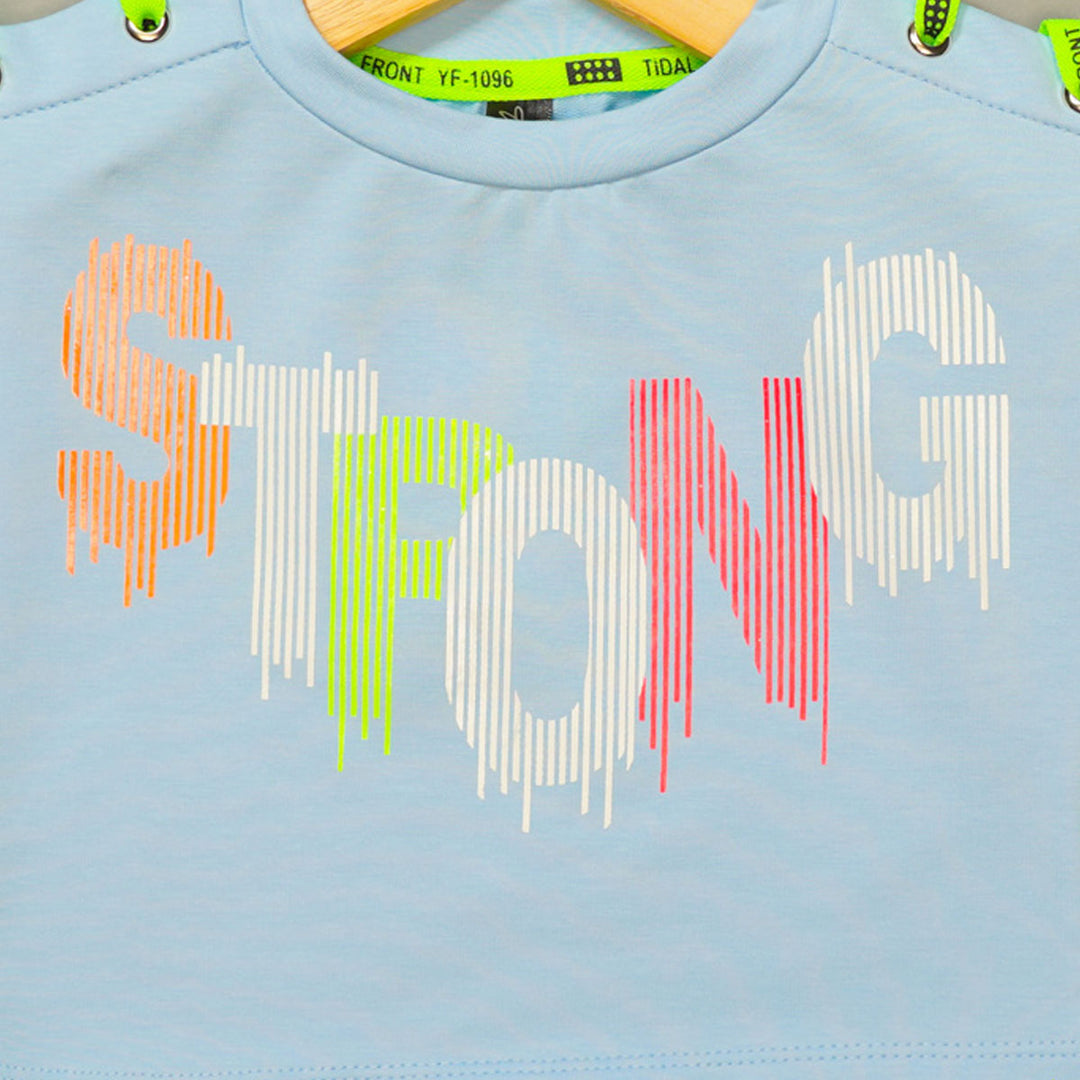 Typography Printed Top For Kids 