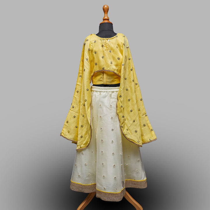 Golden Kid Girls Lehenga Choli