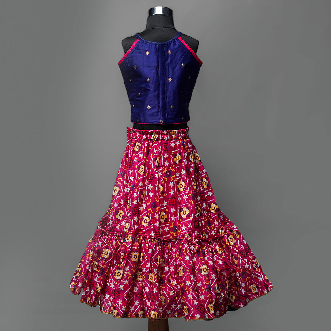 Blue Girls Lehenga Choli