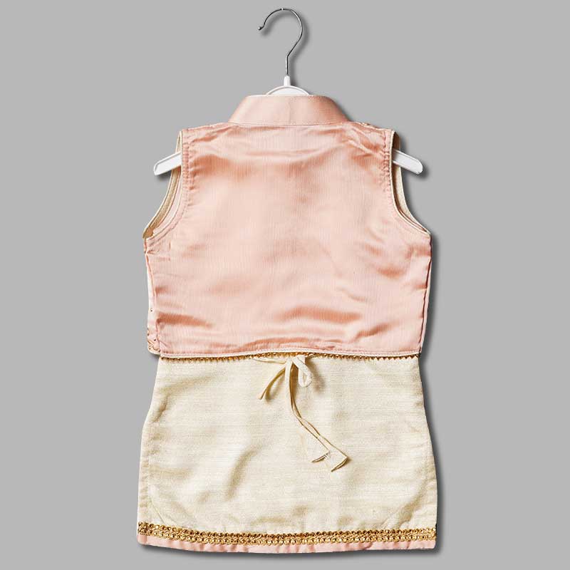 Peach Girls Punjabi Suit