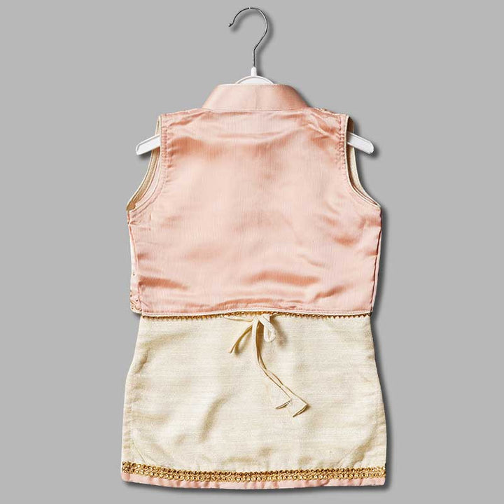 Peach Girls Punjabi Suit