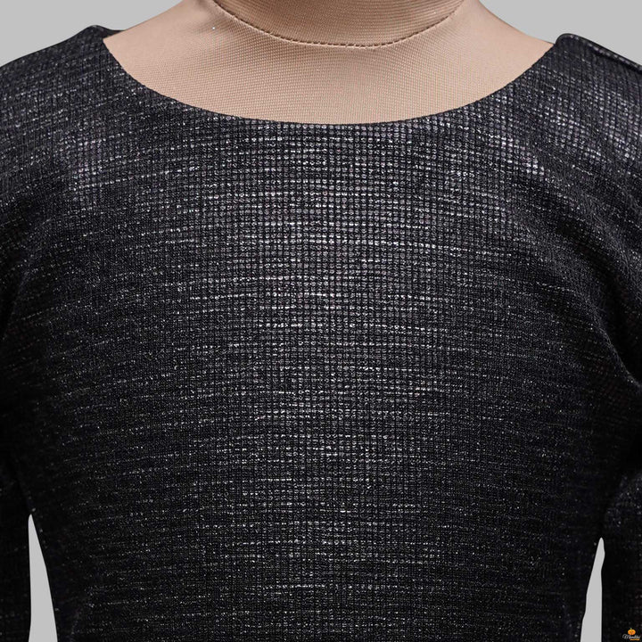 Black Girls Midi with Ponchos Close Up View