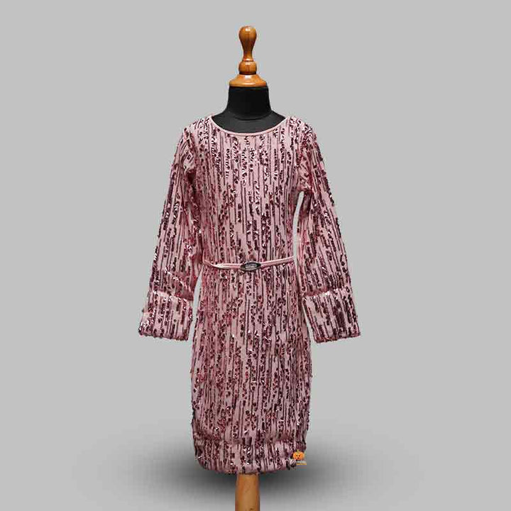 Fawn Onion Glistening Girls Midi Front View