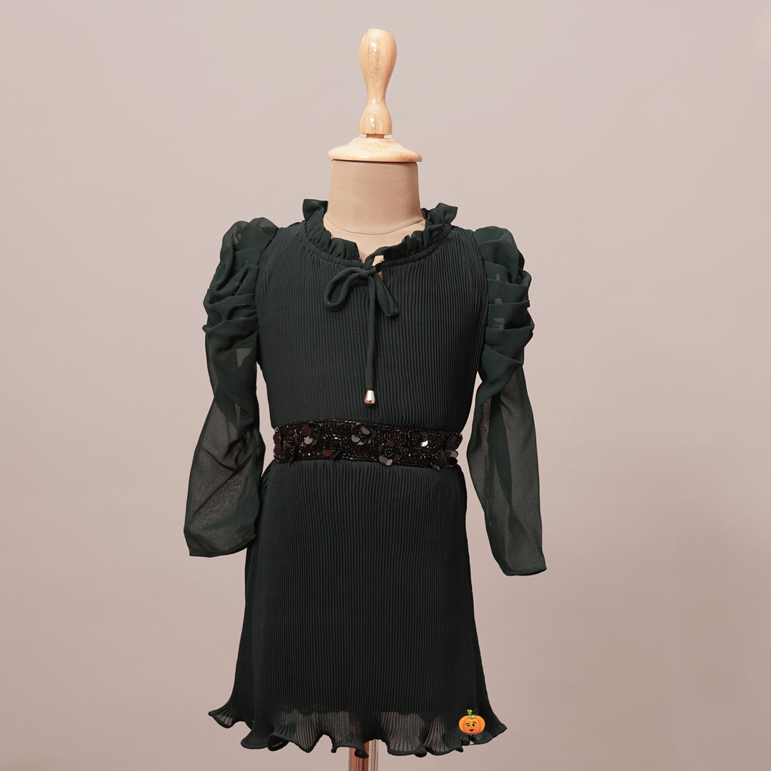 Short Midi Dress for Girls Variant Front View