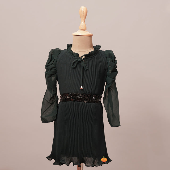 Short Midi Dress for Girls Variant Front View