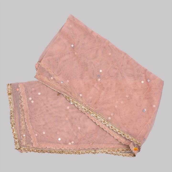 Onion Floral Embroidery Girls Palazzo Suit Dupatta View
