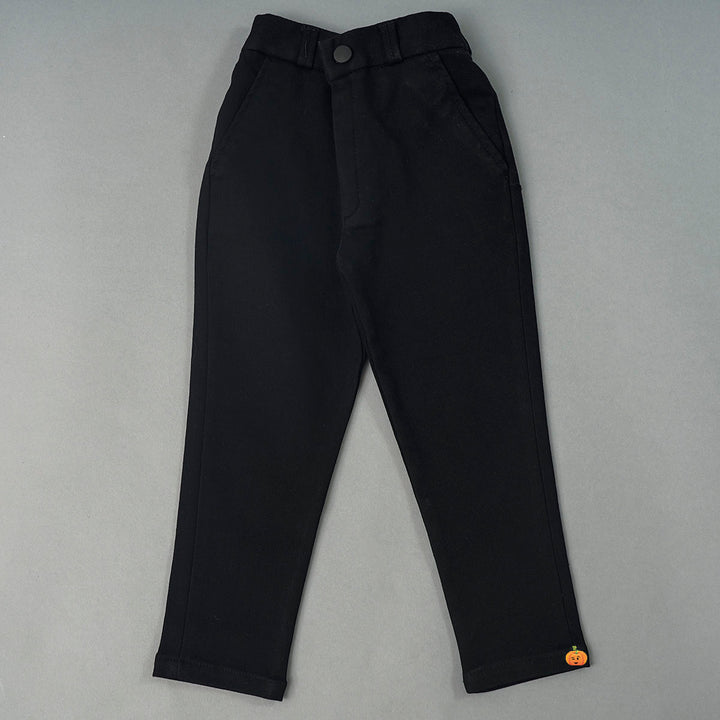 Grey Boys Suit with Bow Tie Bottom View