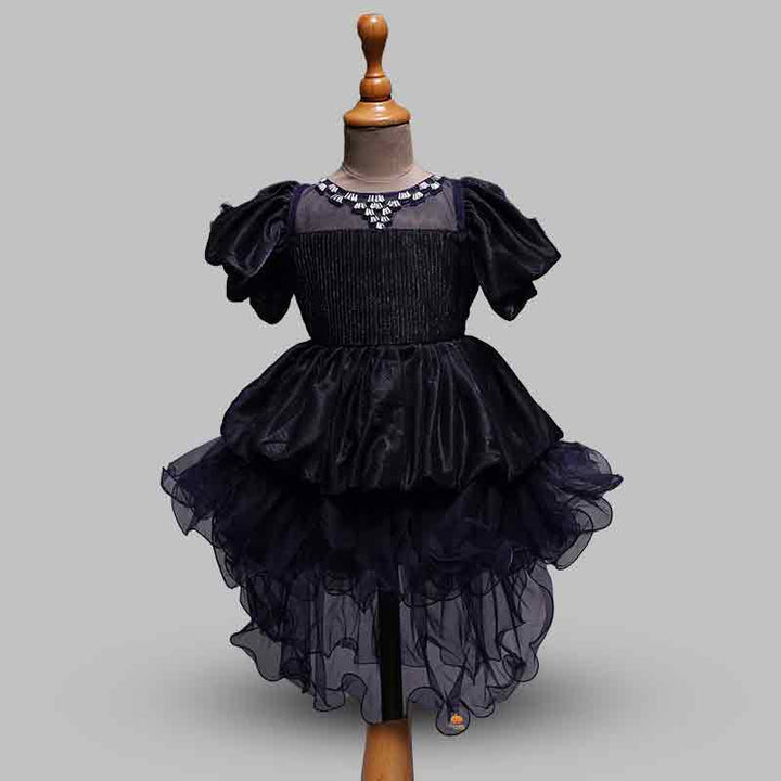 Asymmetrical Frock For Girls Front View