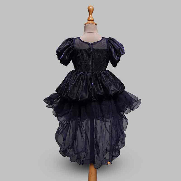 Asymmetrical Frock For Girls Back View