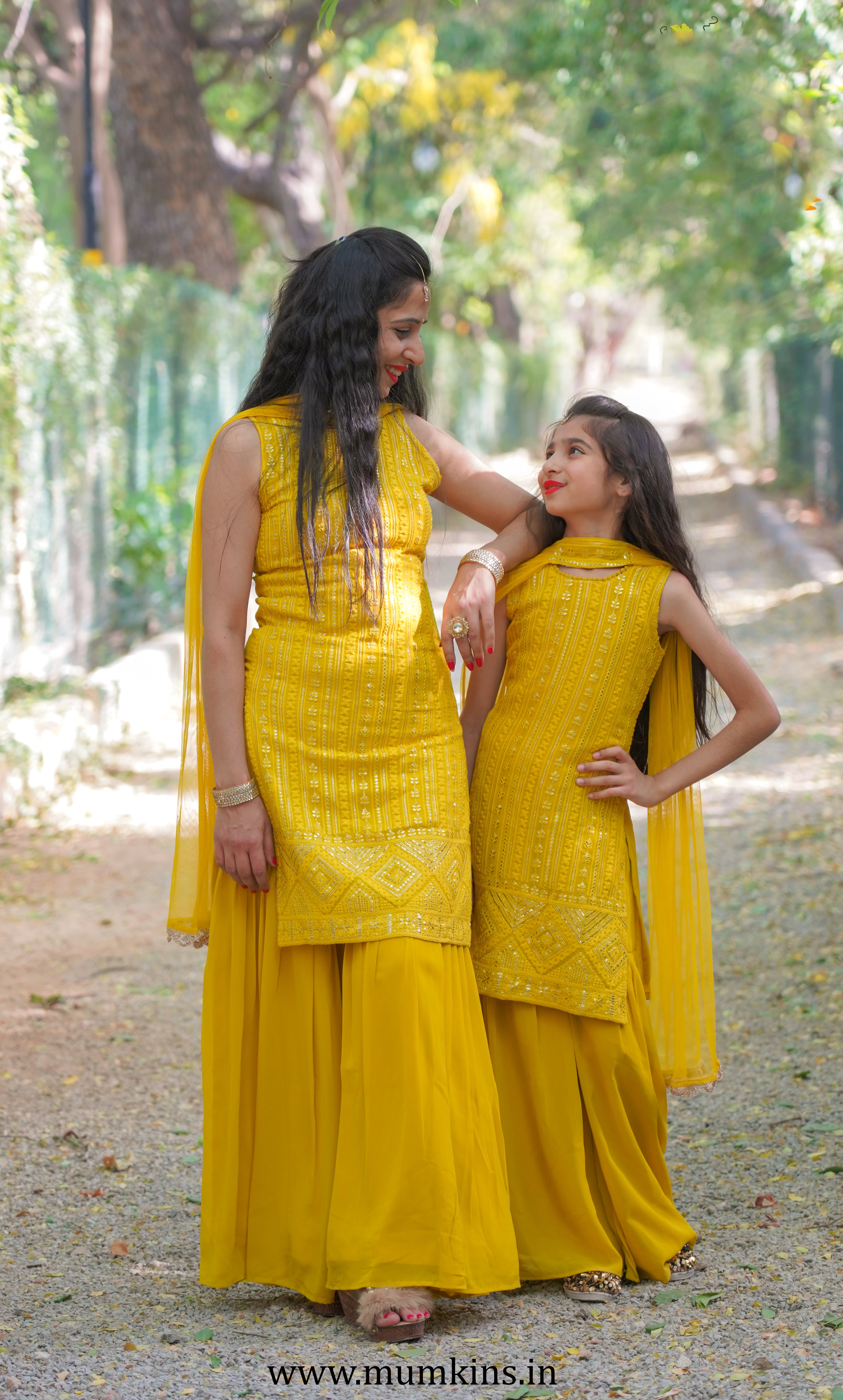 Beautiful Mother Daughter Combo 3 Piece Salwar Kameez, Ethnic Straight  Kurti With Pant and Duppatta for Girls and Women, Exclusive Combo - Etsy  Hong Kong