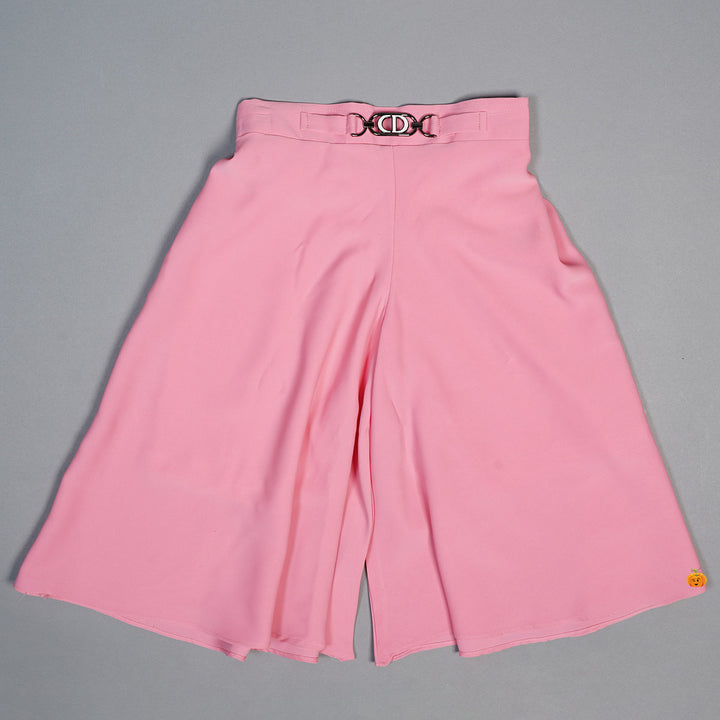 Pink Plazo Suit For Kids And Girls