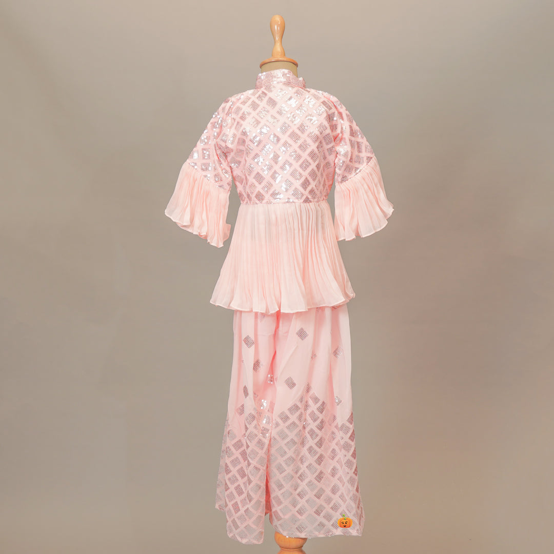 Shrug Suit With Plazo For Kids