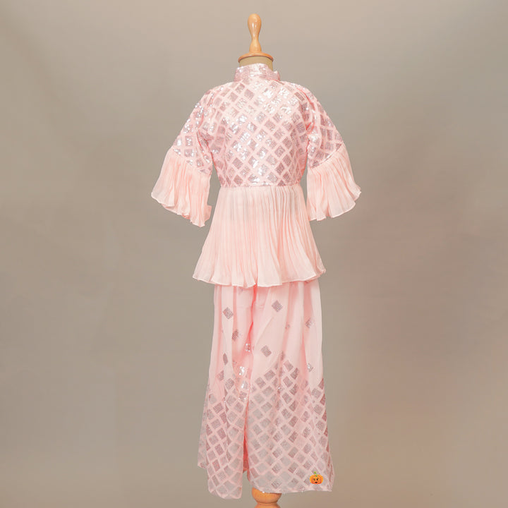 Shrug Suit With Plazo For Kids