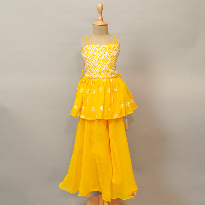 Plazo Suit For Kids With Beautiful Patterns
