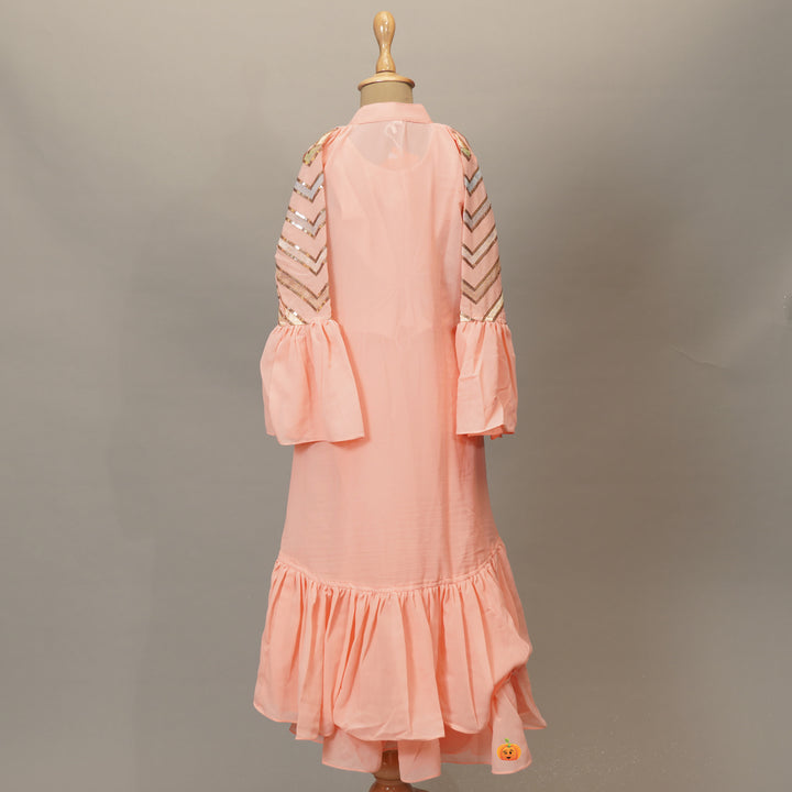Plazo Suit For Kids With Shrug