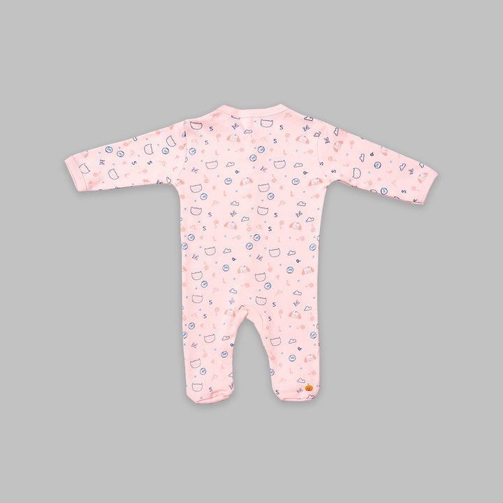 Romper For Kids & Girls With Bear Design