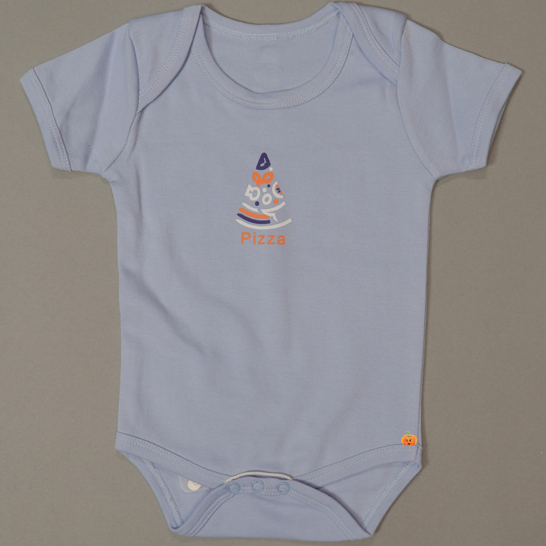 Rompers for Kids in Sky Blue Color Front View