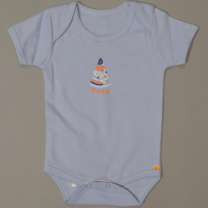 Rompers for Kids in Sky Blue Color Front View