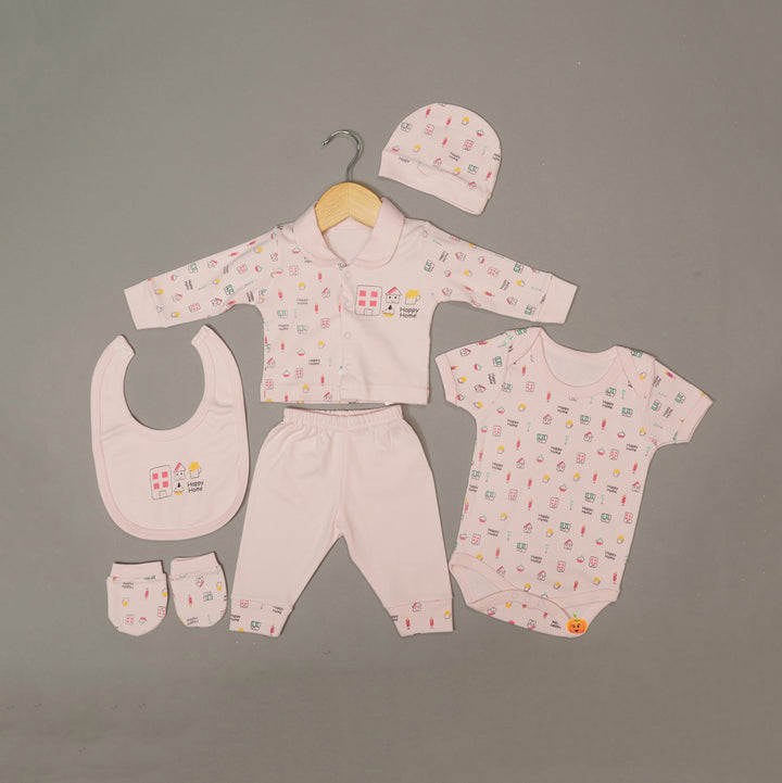 7 Piece Rompers for Kids Front View