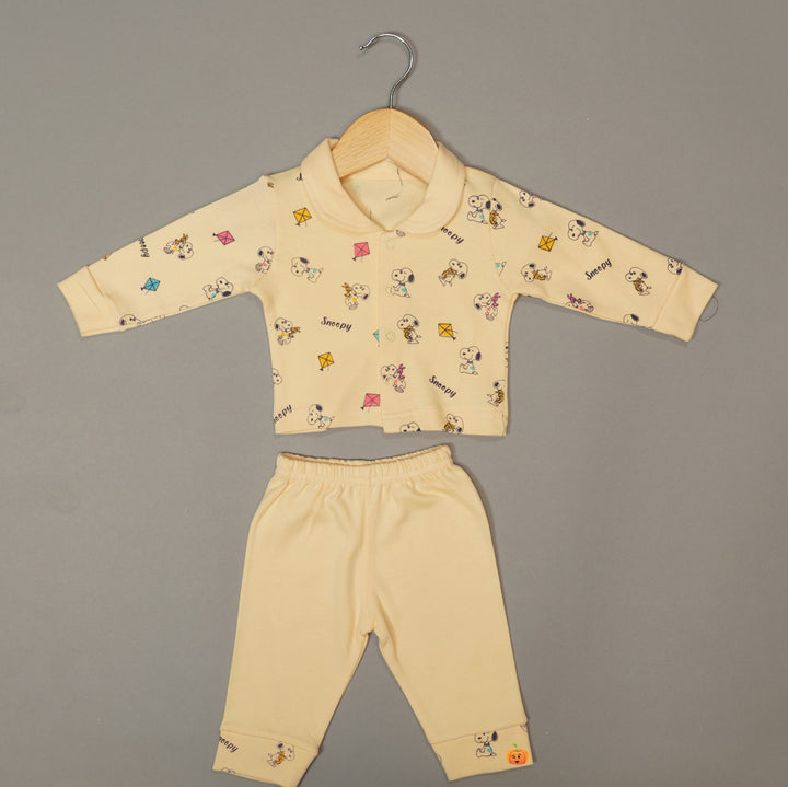 Printed Baby Boy Rompers Front View