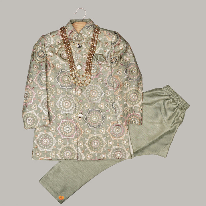 Sherwani for Boys with Pajama Front View