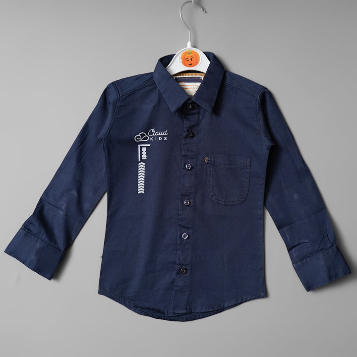 Full Sleeve Casual Wear Shirts for Boys Variant Front View