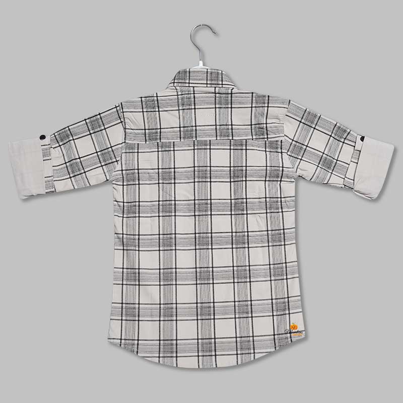 Shirt For Boys And Kids With Checks PatternFOAN