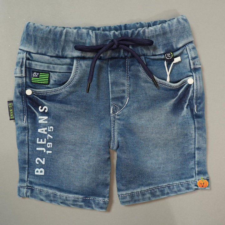 Denim Shorts For Boys Variant Front View