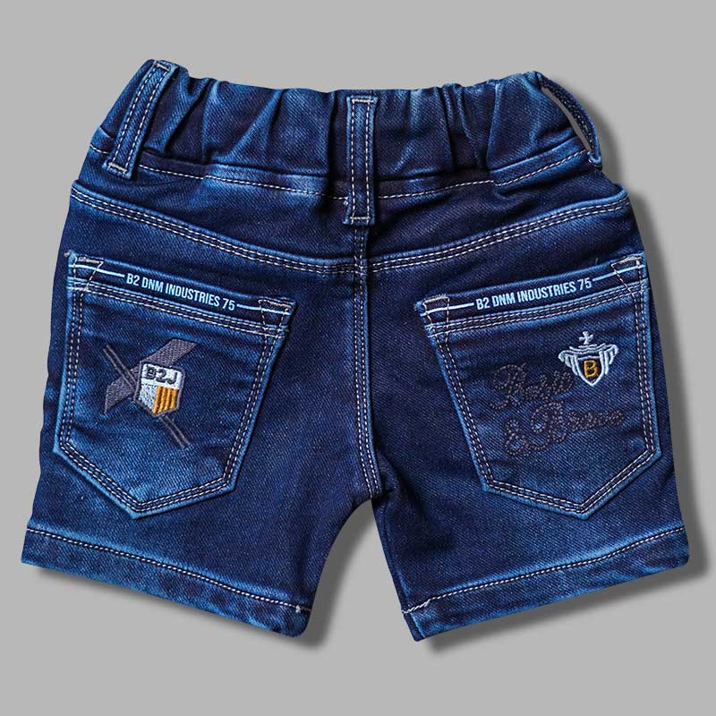 Denim Shorts For Boys Back View