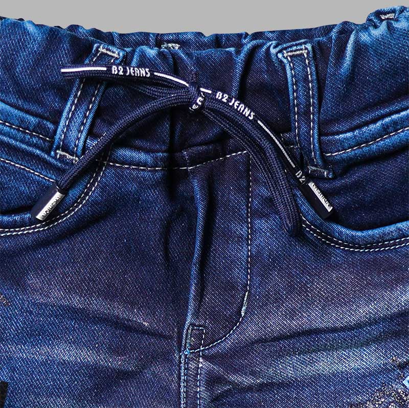 Denim Shorts For Boys Close Up View