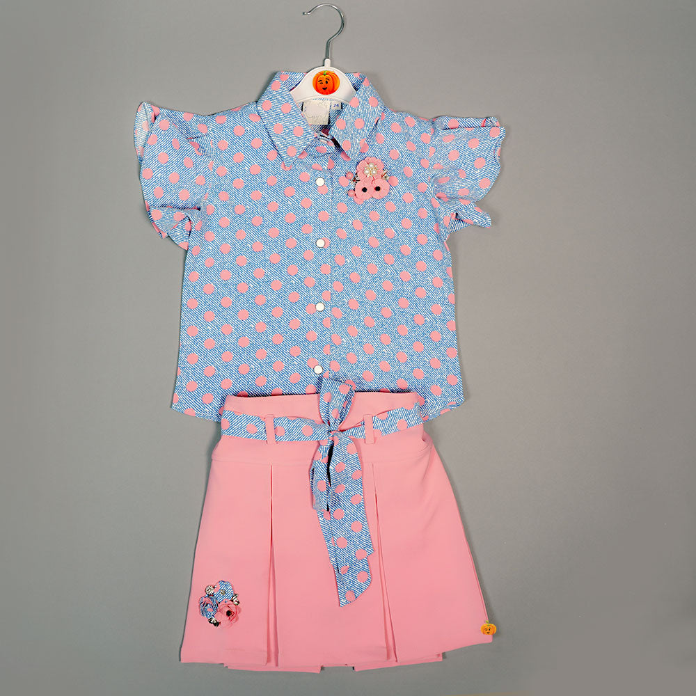 Stylish Skirt And Top For Kids