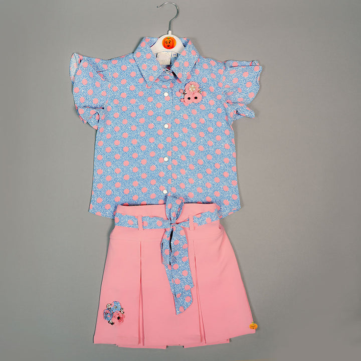 Stylish Skirt And Top For Kids