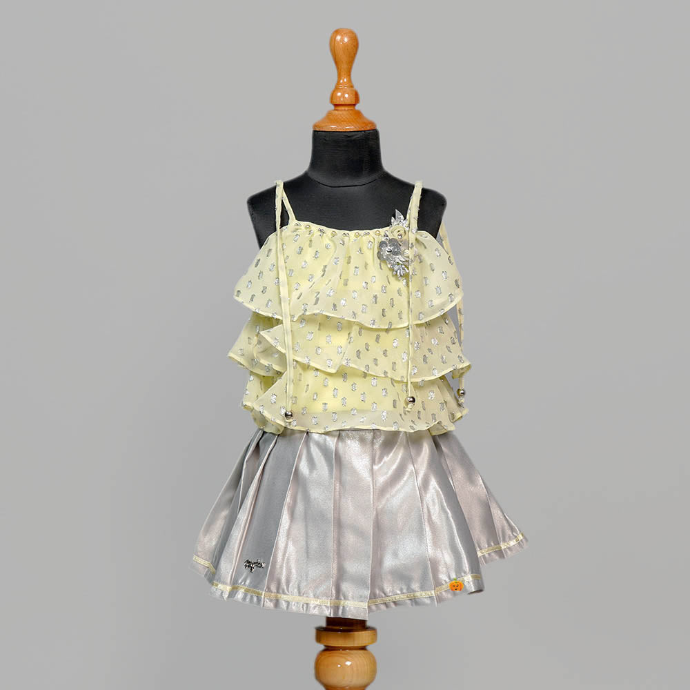 Pretty Skirt And Top For Kids