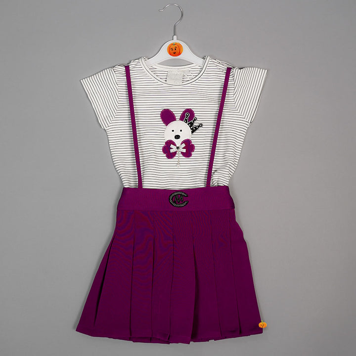 Designer Skirt And Top For Kids