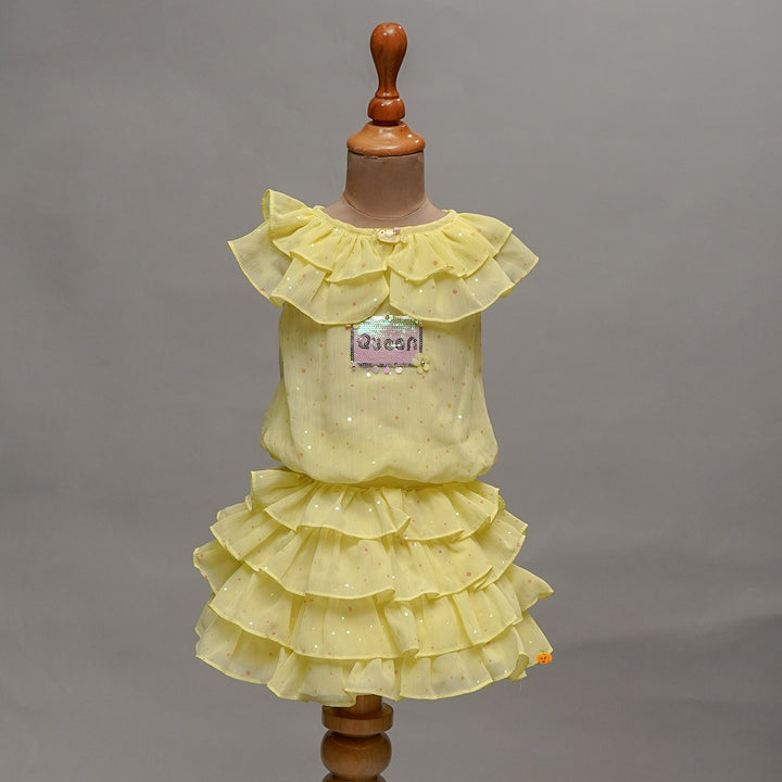 pretty skirt and top for kids