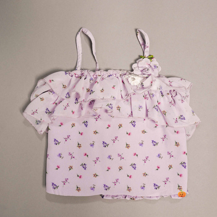 Skirt And Top For Kids With Beautiful Designs