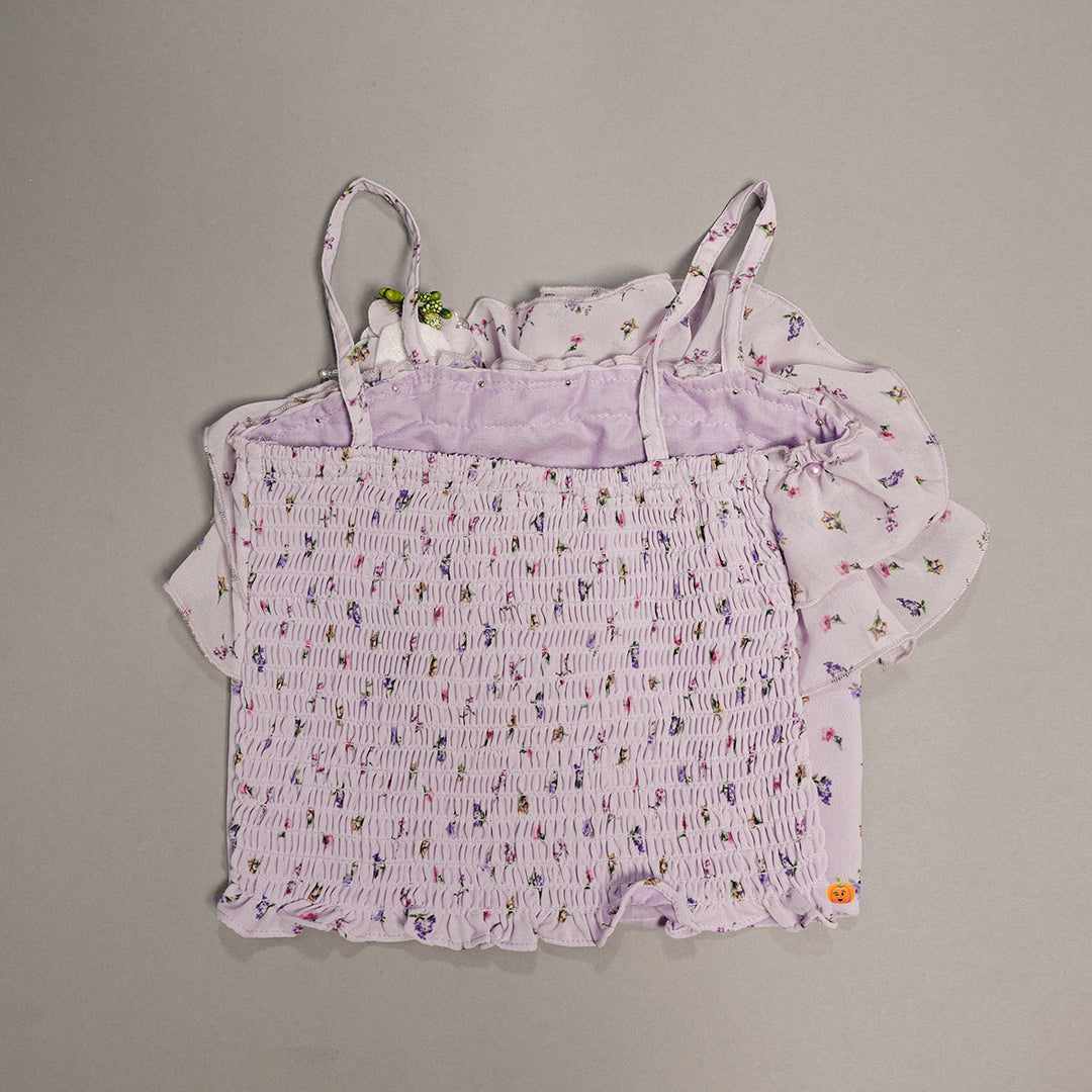 Skirt And Top For Kids With Beautiful Designs