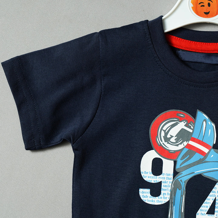 Trendy Sports Vespa t-shirts for Kids Close Up View