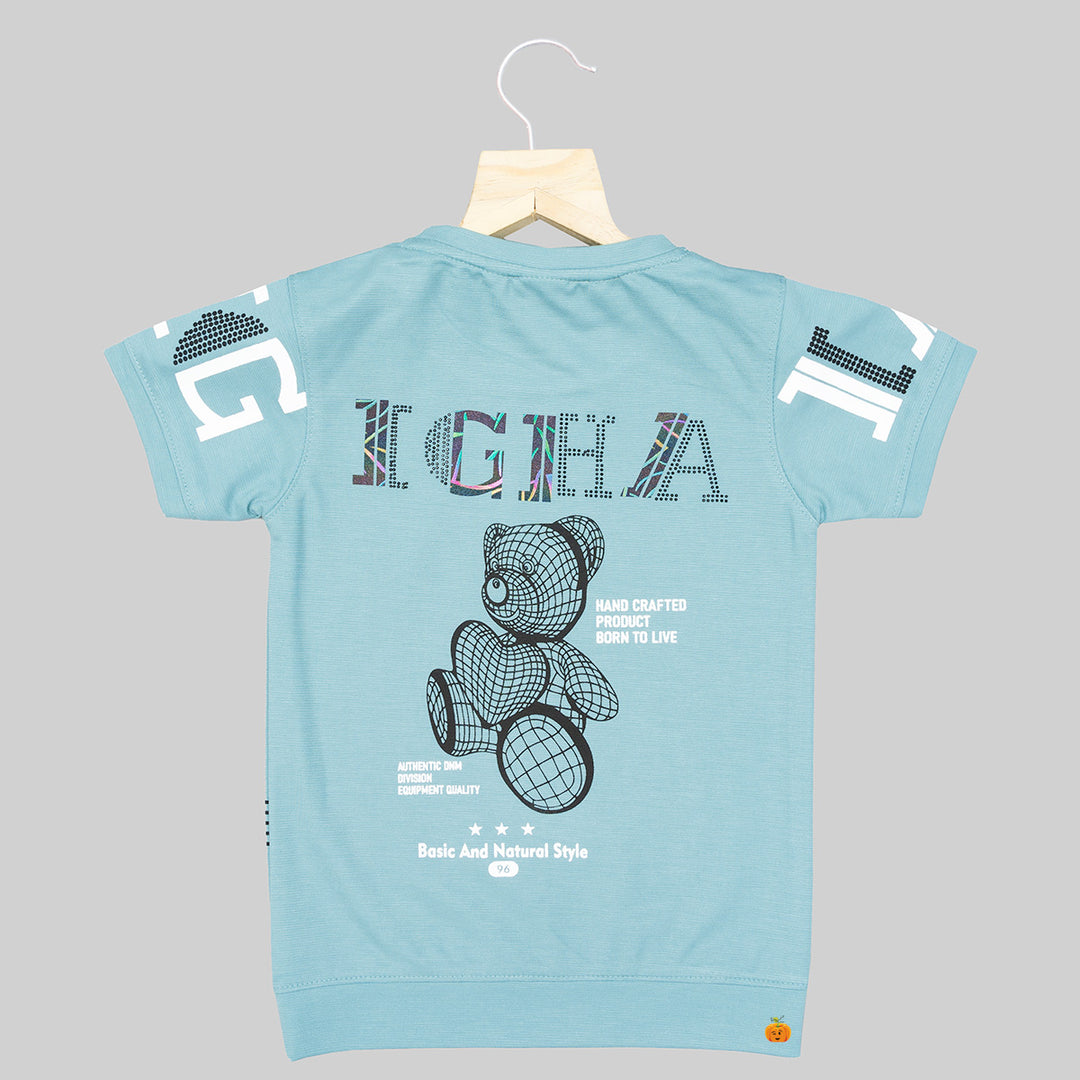 Half Sleeves T-shirt for Boys Side View