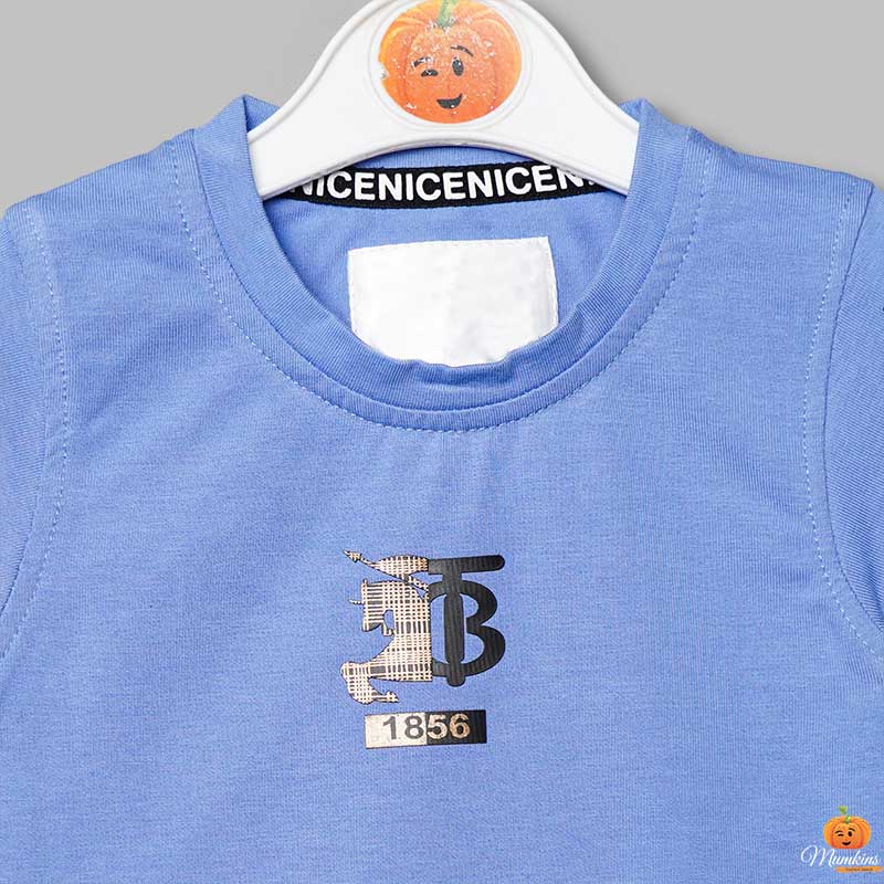 Solid Designer T-Shirts for Boys Close Up View