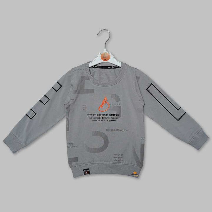 Full Sleeves Calligraphy T-shirt for Boys Variant Front View