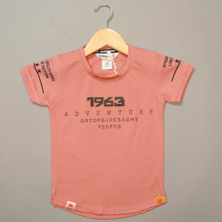 Typography Print T-Shirts For Boys