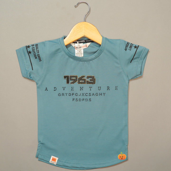 Typography Print T-Shirts For Boys