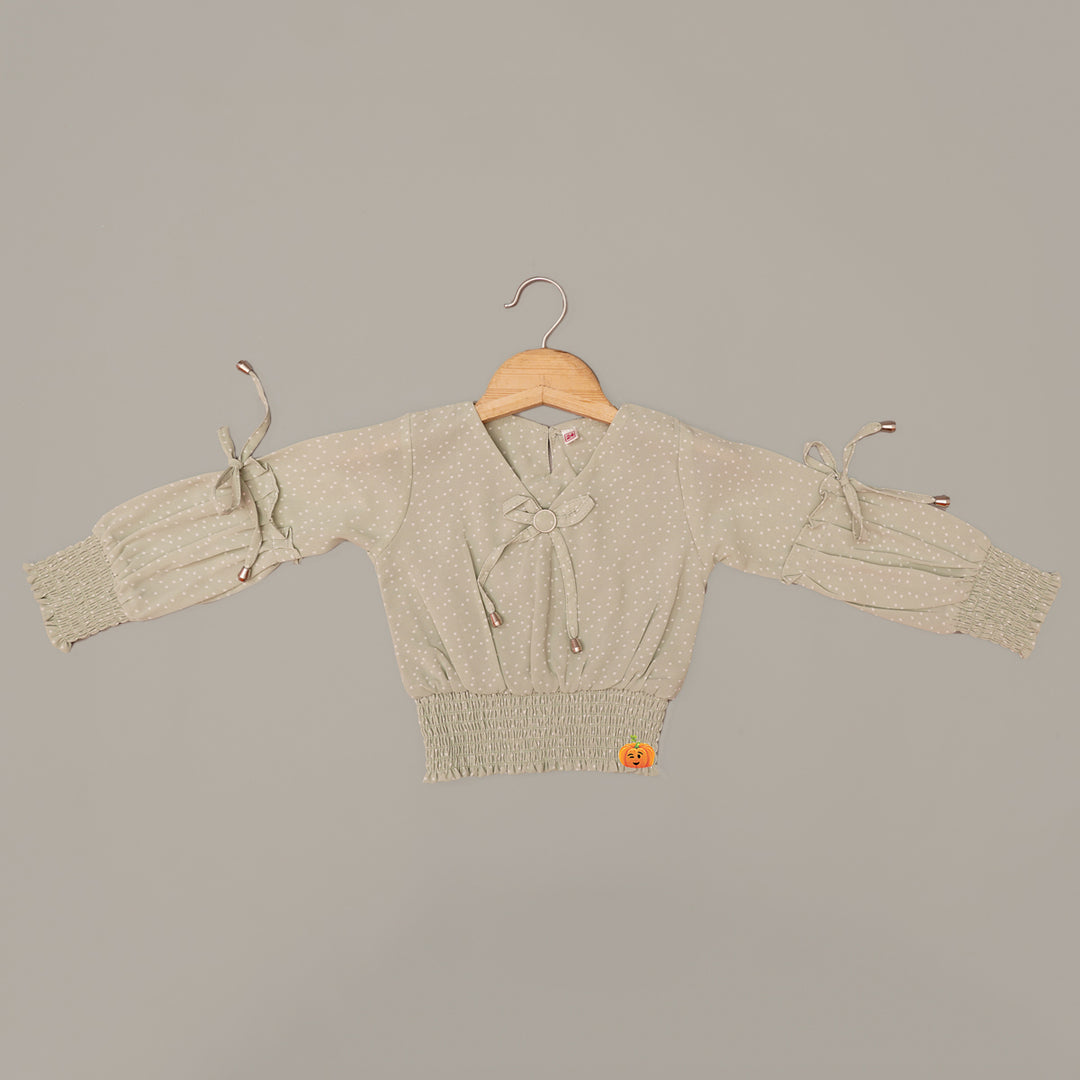 Full Sleeves Topper for Girl Kids Front View